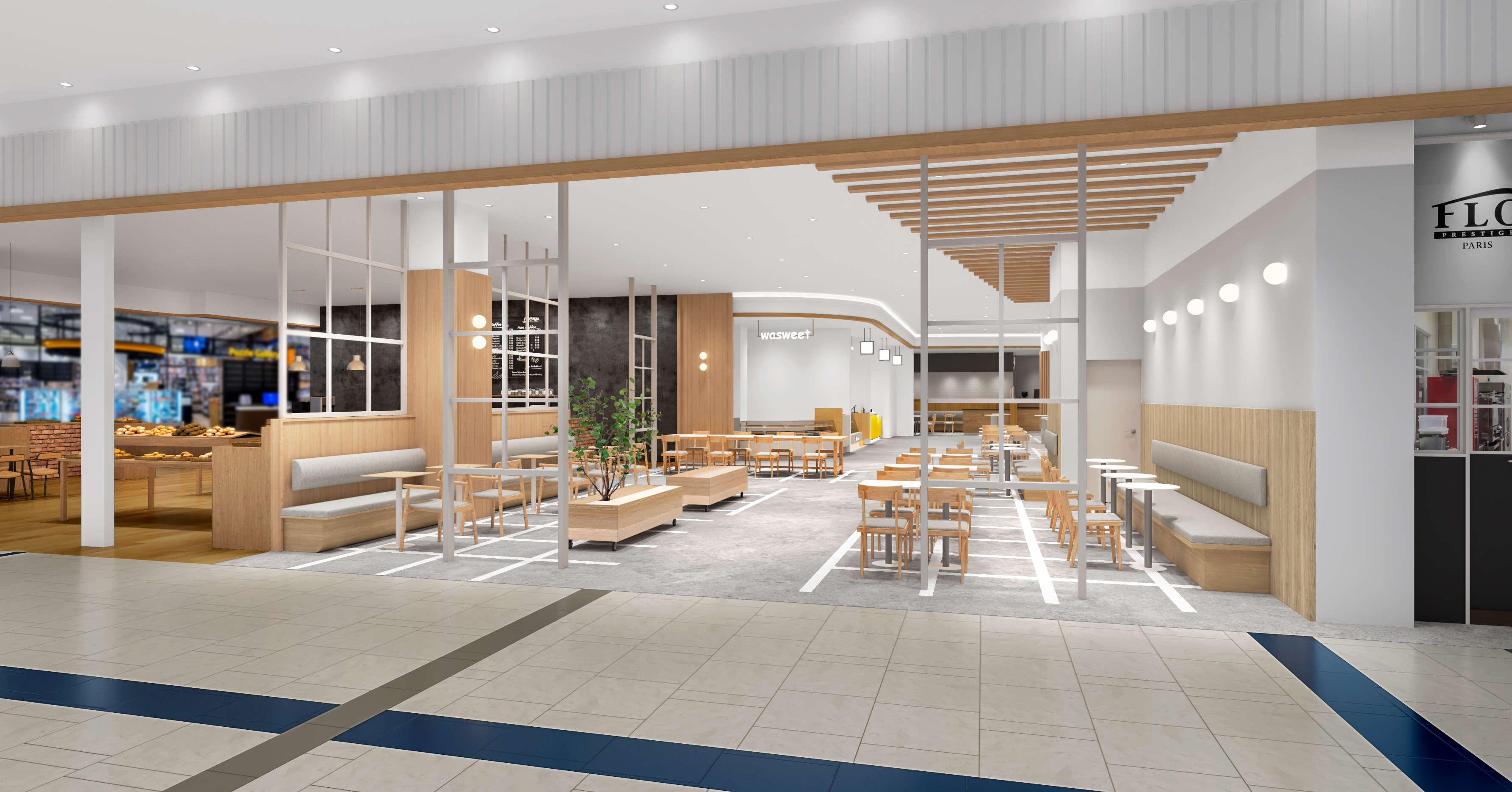 Retail food court visualization